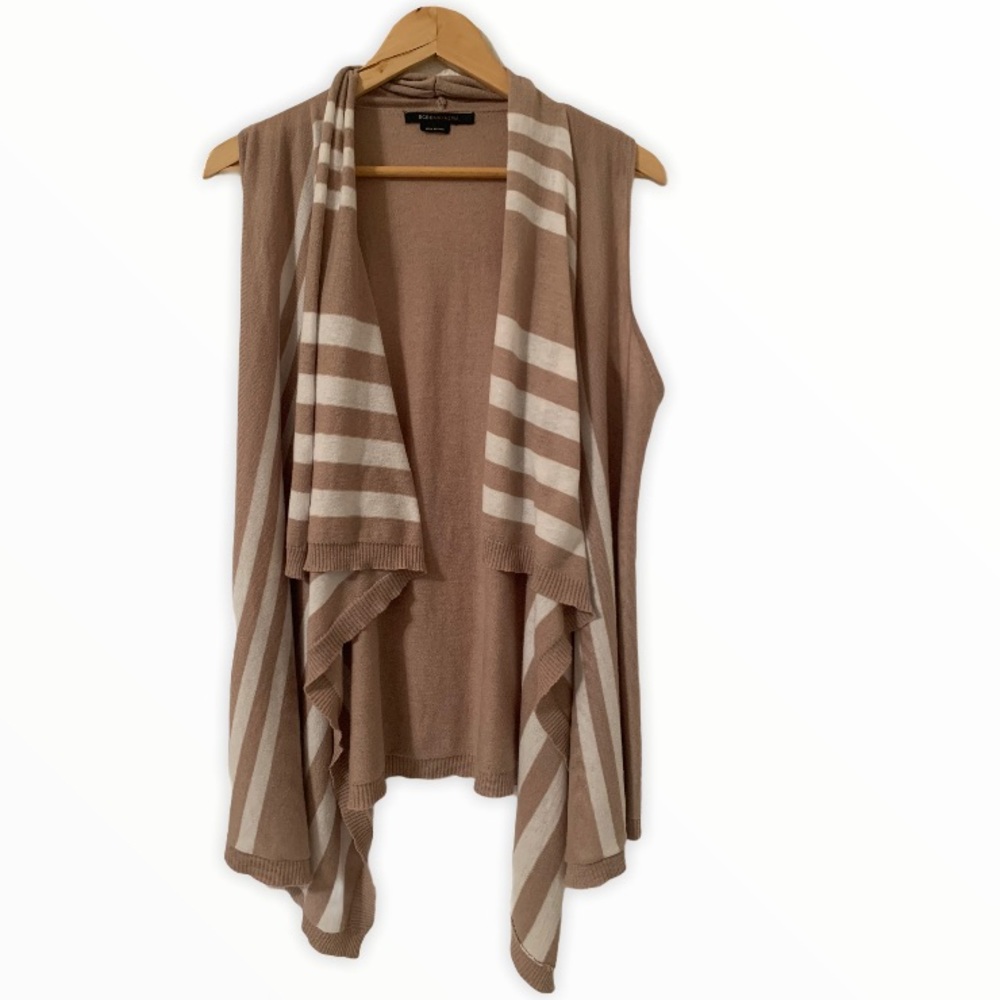 BCBGMAXAZARIA Sleeveless Cardigan Size M